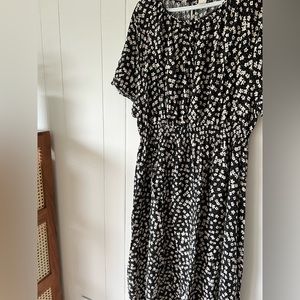 HM Mid length flower pattern dress